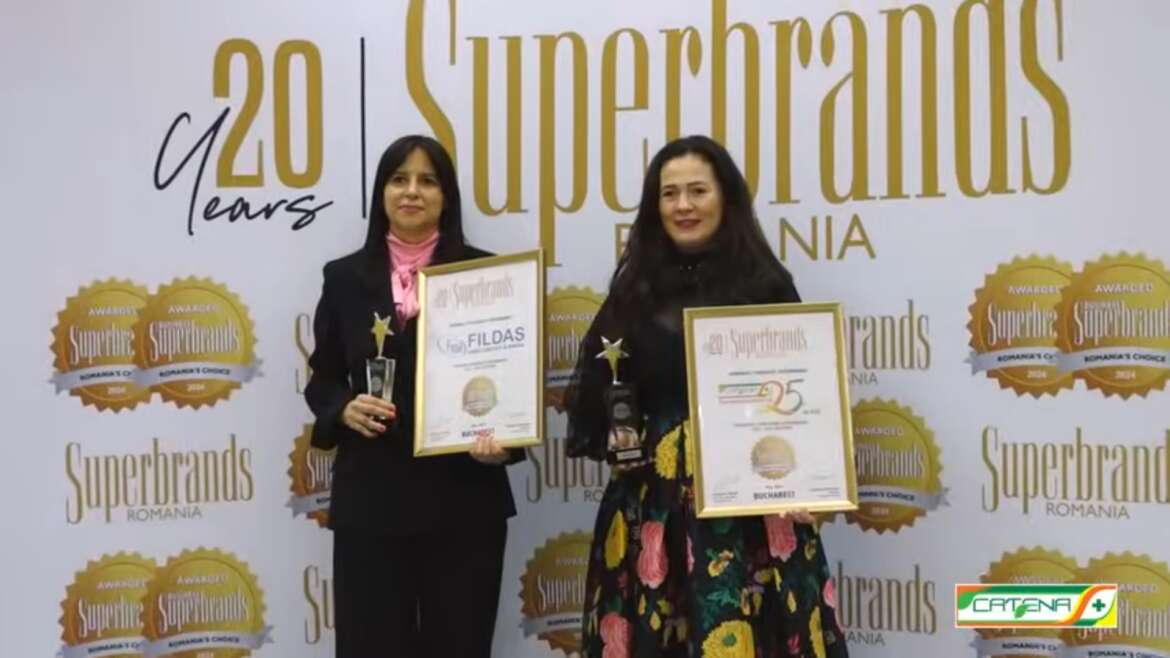 Fildas-Catena, dublă recunoaștere Superbrands, în cadrul Galei aniversare 2025