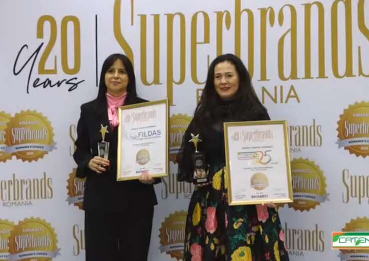 Fildas-Catena, dublă recunoaștere Superbrands, în cadrul Galei aniversare 2025